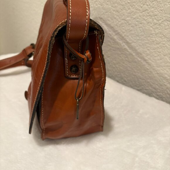 Patricia Nash Braidi Leather Crossbody Bag with Tooled Rose Design on the Flap - Picture 5 of 14